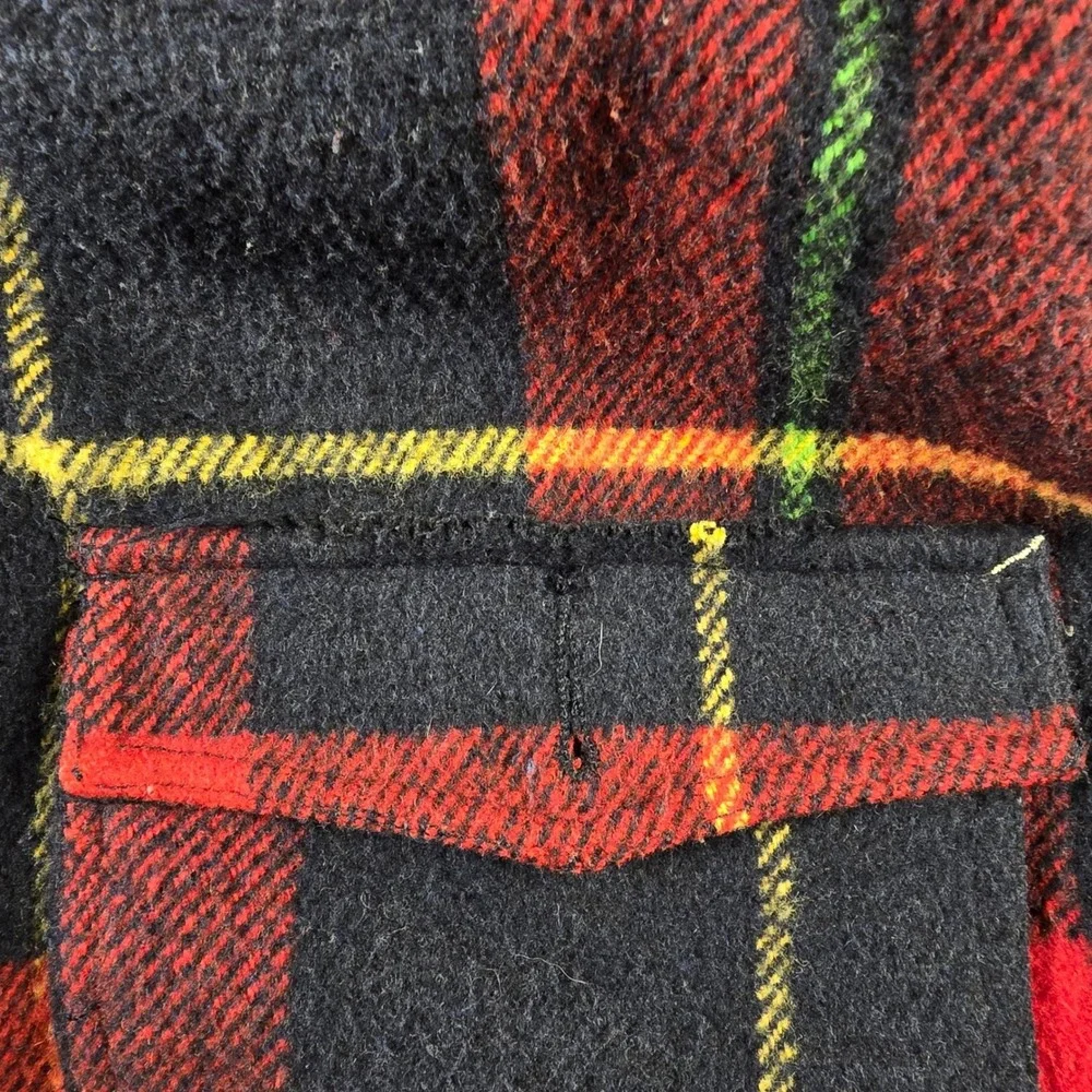 VTG Altamont Brian Slash Hansen Mens Sherpa Flannel Shacket Skater Plaid Size L